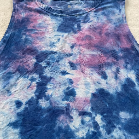 Spiritual Gangster x SoulCycle Tie Dye Seamless Crop Tank XS/S - Picture 5 of 10